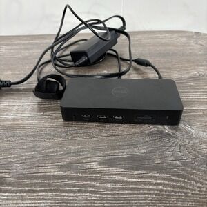 Dell D3100 USB 3.0 Ultra HD/4K Triple Display Docking Station With 65w Adapter.